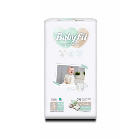 Scutece Jumbo, Nr. 5, 11-18 Kg, 52 bucati, Babyfit 615073