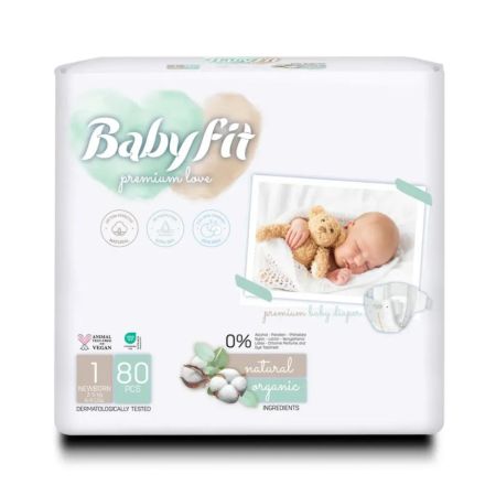 Scutec Jumbo Newborn, Nr. 1, 0-3 Kg, 80 buc, Babyfit