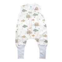 Sac de dormit cu picioare din bumbac, Norisori, 2-4 ani, Baltic Bebe