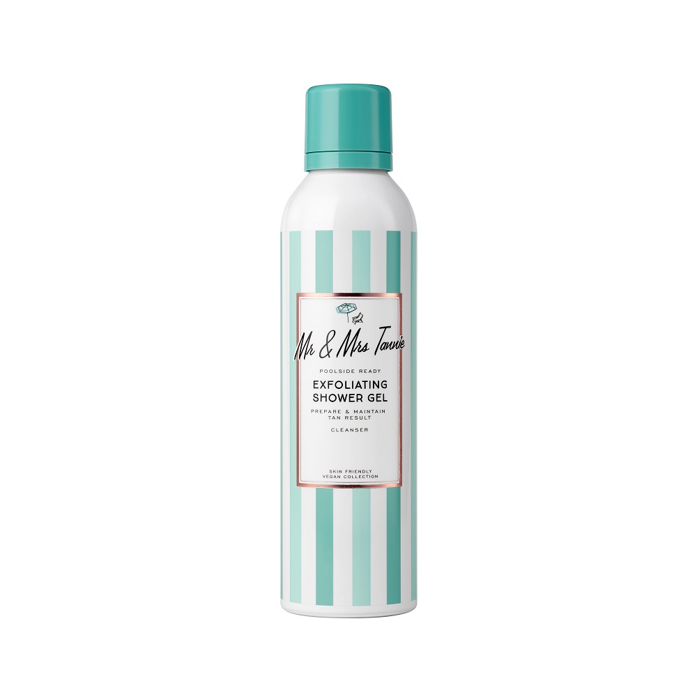 Gel de dus exfoliant cu acizi AHA Exfoliating Shower Gel, 200 ml, Mr&Mrs Tannie