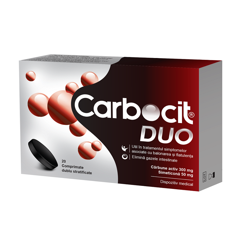 Carbocit DUO, 20 comprimate, Biofarm