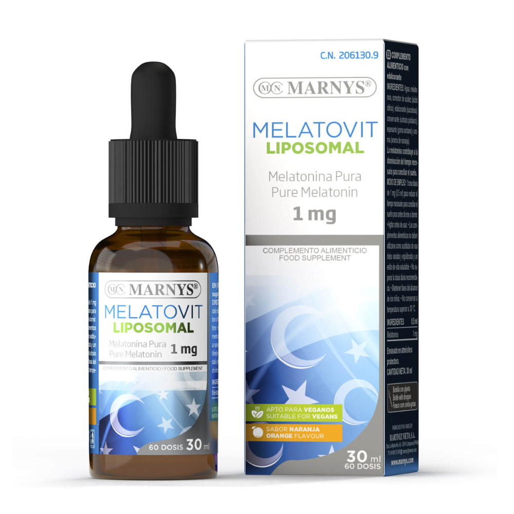 Melatonina lipozomala lichida, 30 ml, Marnys