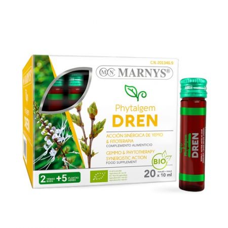 Phytalgem Dren Complex Bio cu 7 plante, 20 fiole, Marnys