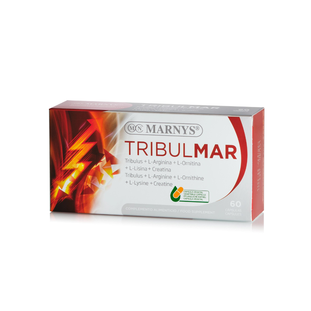 Tribulmar pentru dezvoltarea masei musculare si energie, 60 capsule, Marnys