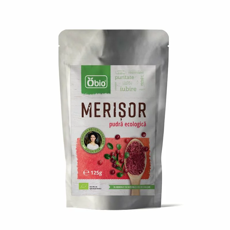 Pudra de merisor Bio, 125 g, Obio