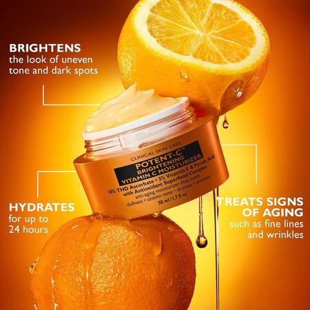 Crema hidratanta pentru fata cu Vitamina C Potent C Brightening, 50 ml, Peter Thomas Roth 615305