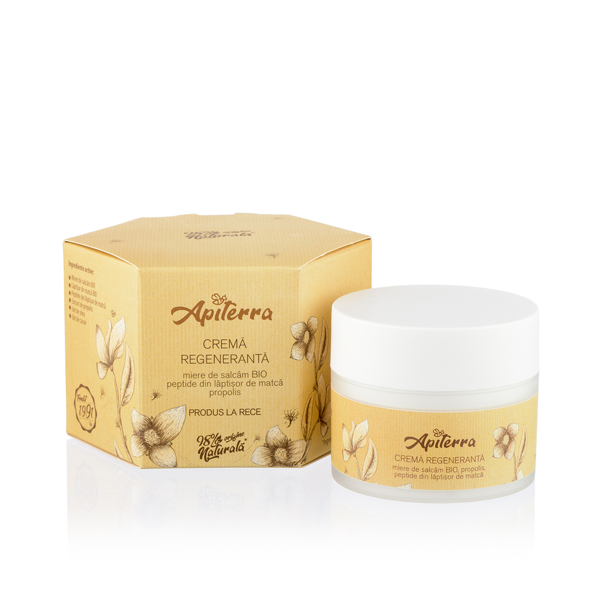 Crema Regeneranta, 50 ml, Apiterra 