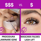 Mascara pentru efect de gene false The Falsies Lash Lift, 01 Black, 9.6 ml, Maybelline 615625