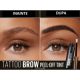 Gel semipermanent pentru sprancene Tattoo Brow Gel Tint, 3 Dark, 4.9 g, Maybelline 615721