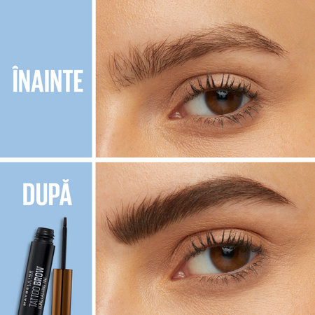 Gel semipermanent pentru sprancene Tattoo Brow Gel Tint, 2, 4.9 g, Maybelline 615731