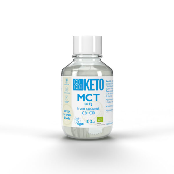 Ulei de cocos Bio MCT Keto, 100 ml, Cocoa