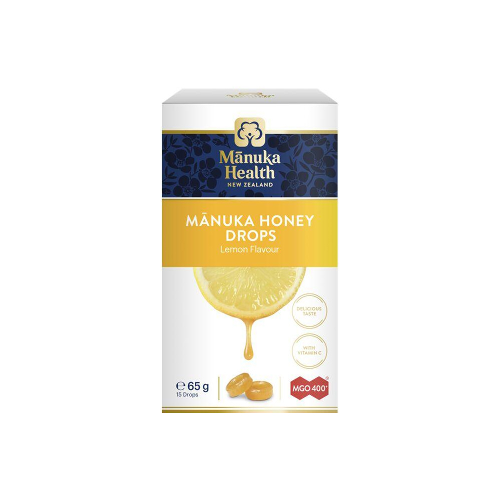 Bombone cu miere de Manuka, MGO 400, Lamaie, 15 bucati, Manuka Health