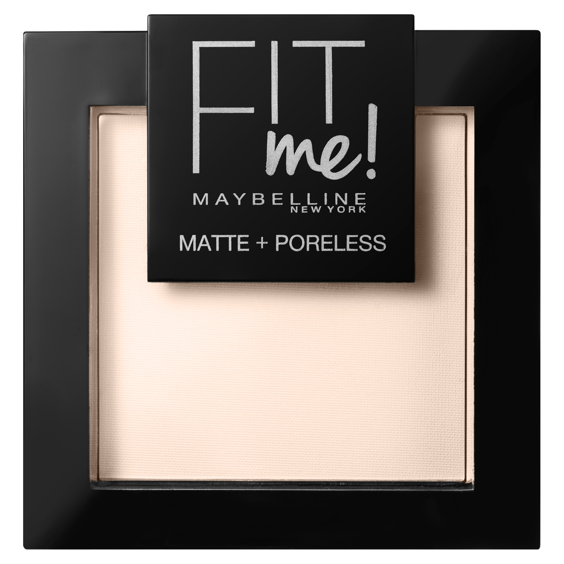 Pudra compacta de fata Fit Me Matte & Poreless, 110 Porcelain, 9 g, Maybelline