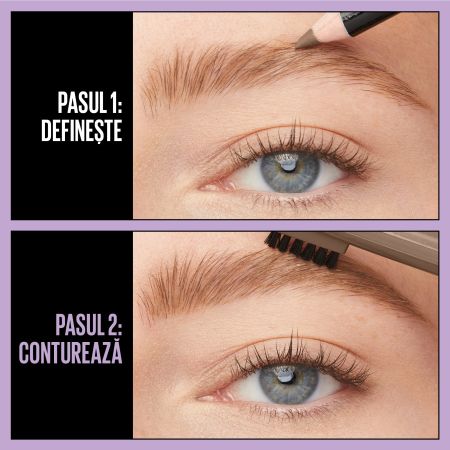 Creion pentru sprancene Express Brow, Soft Brown, 03, 1 g, Maybelline 615889