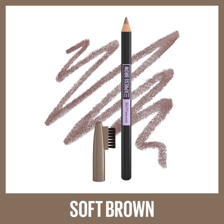 Creion pentru sprancene Express Brow, Soft Brown, 03, 1 g, Maybelline 615890