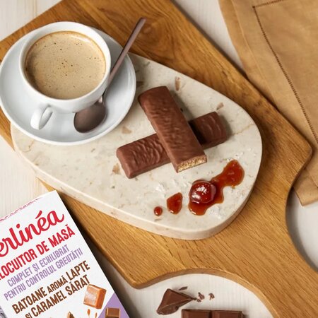 Batoane cu aroma lapte si caramel sarat, 2 bucati, Gerlinea 675583