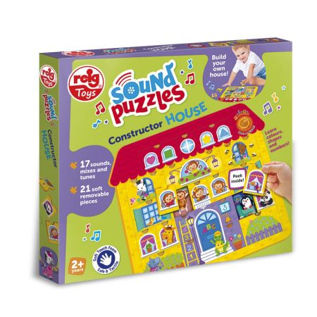 Puzzle cu sunete, +1 an, Casa, Reig