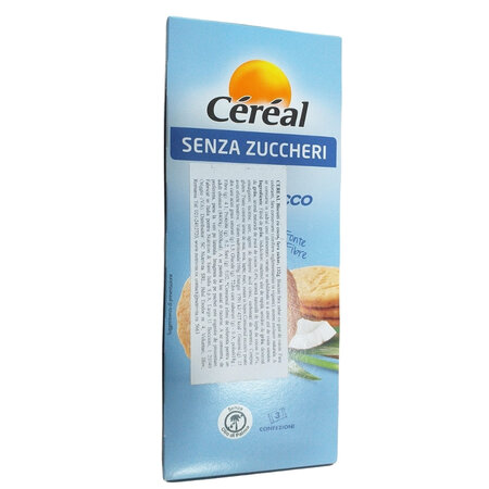 Biscuiti fara zahar cu cocos, 132 g, Cereal 616120