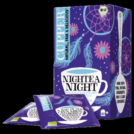 Ceai Bio Nighty Night, 40 g, Cupper 616142