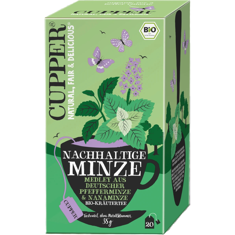 Ceai Bio Infuzie de menta germana, 30 g, Cupper