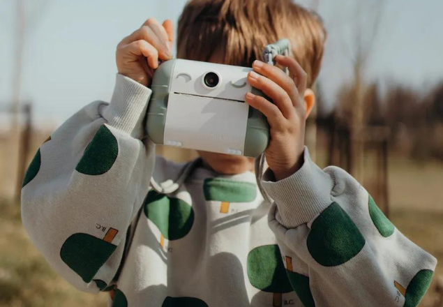 Camera foto digitala cu functie de printare pentru copii KidyPrint, Green, Kidywolf