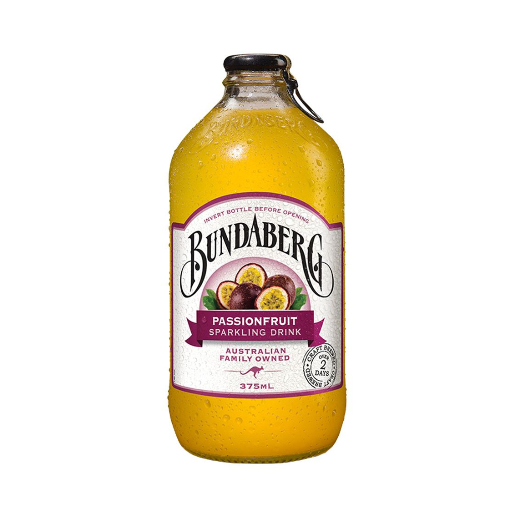 Bautura carabogazoasa cu suc de fructul pasiunii, 375 ml, Bundaberg