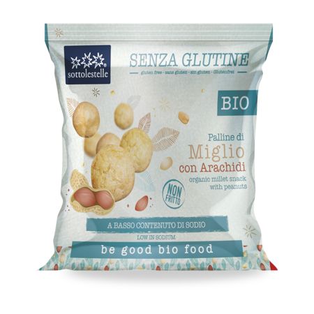 Bilute Bio din mei cu arahide, 75 g, Sottolestelle