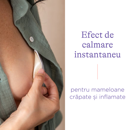 Compresa pentru calmare si protejare mameloane crapate Soothies, 2 bucati, Lansinoh 616419