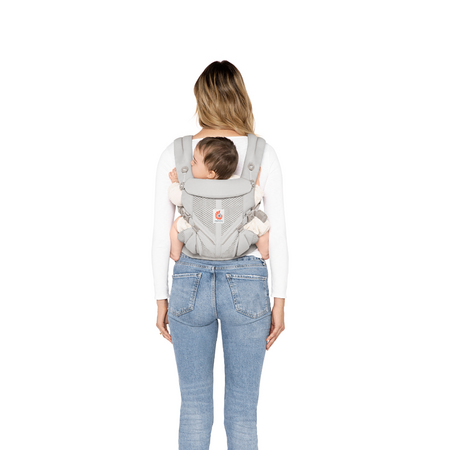 Marsupiu Omni 360 CoolAir Mesh, Pearl Grey, 0-48 luni, ErgoBaby 823130