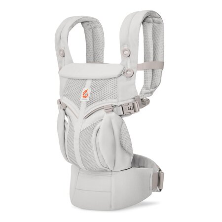 Marsupiu Omni 360 CoolAir Mesh, Pearl Grey, 0-48 luni, ErgoBaby 822544