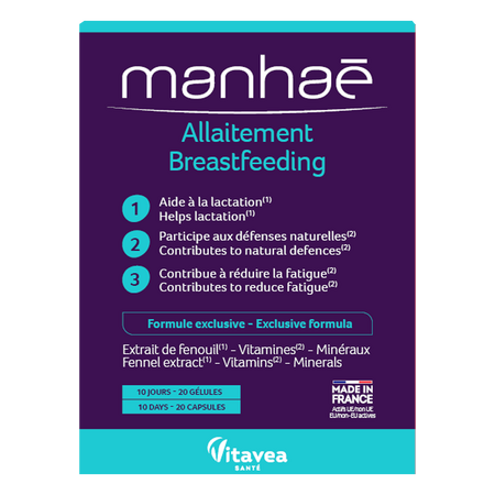 Allaitement Manhae, 20 capsule vegetale, Vitavea Sante