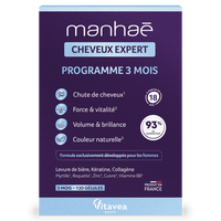 Vitamine pentru par Cheveux Expert Manhae, 120 capsule, Vitavea Sante