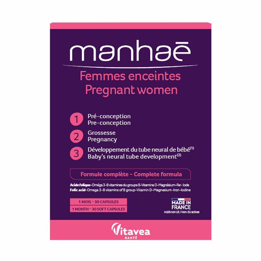 Femmes Enceintes Manhae, 30 capsule moi, Vitavea Sante