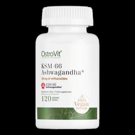 Ashwagandha KSM-66, 120 tablete, Ostrovit