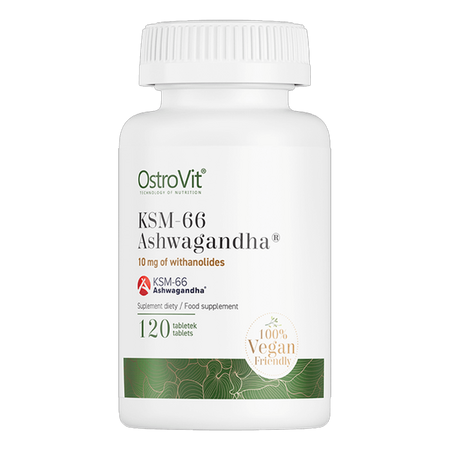 Ashwagandha KSM-66, 120 tablete, Ostrovit