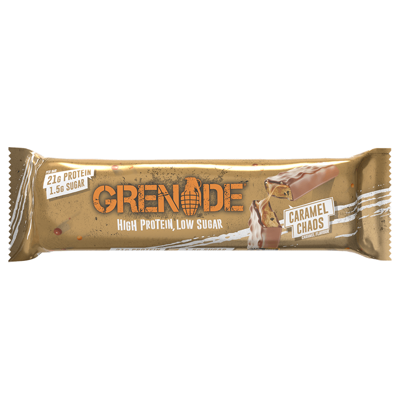 Baton proteic cu gust de caramel, 60g, Grenade