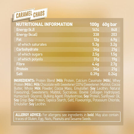 Baton proteic cu gust de caramel, 60g, Grenade 617205