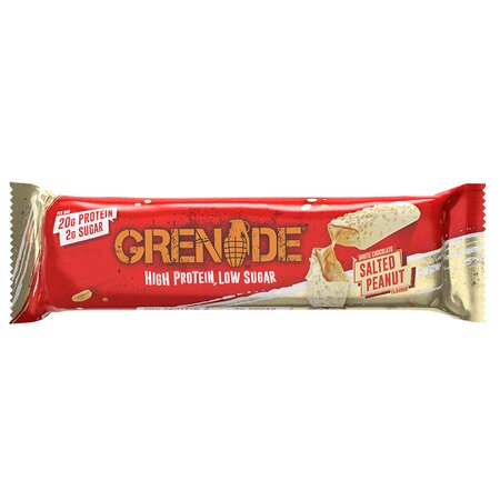 Baton proteic cu gust de caramel sarat, 60g, Grenade