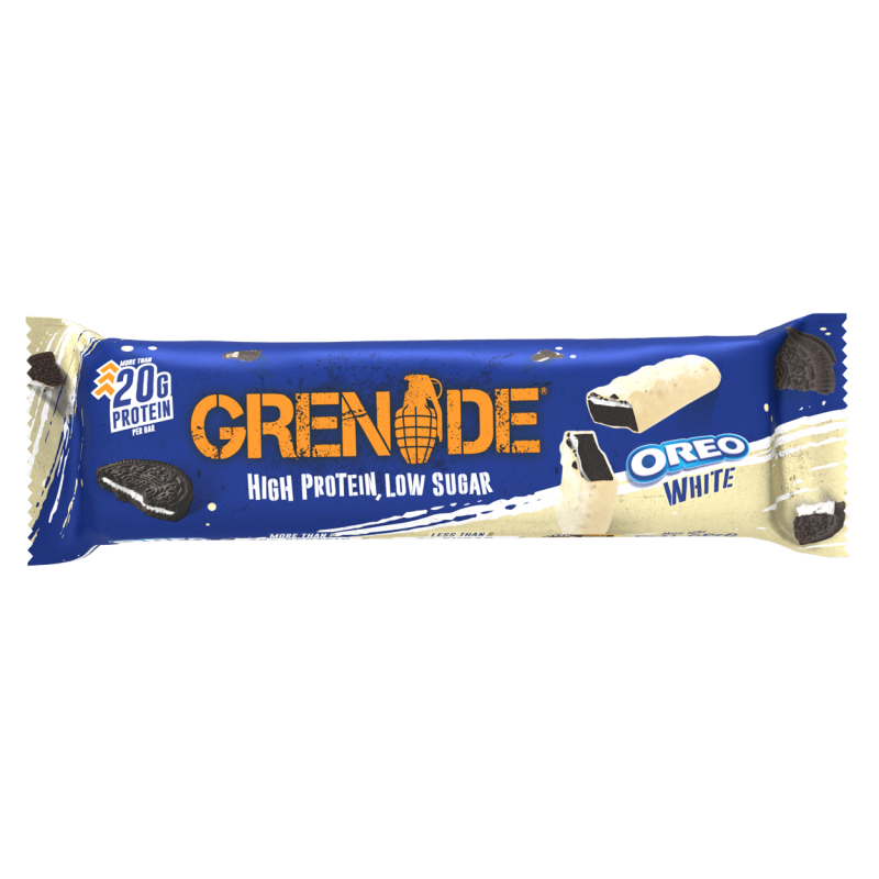 Baton proteic Oreo White, 60g, Grenade