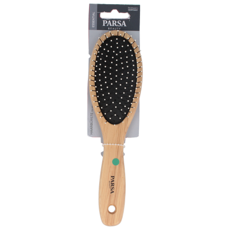 Perie de par din lemn cu pini de metal plastifiat Beauty, Parsa
