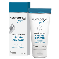 Crema pentru calcaie crapate Feet, 50 ml, Santaderm
