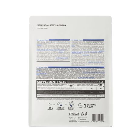 Colagen + Vitamina C cu aroma de coacaze, 400 g, OstroVit 759837