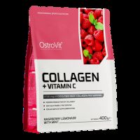 Colagen + Vitamina C, Limonada de zmeura cu menta, 400g, OstroVit