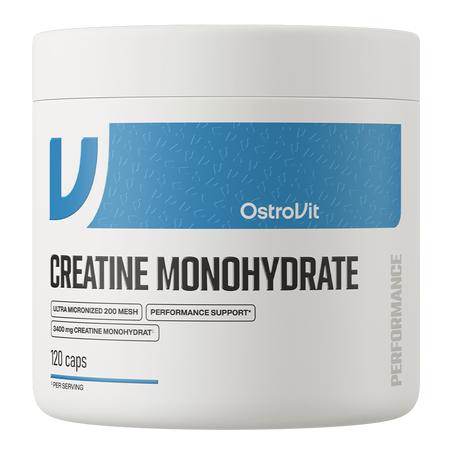 Creatina Monohidrata, 3300 mg, 120 capsule, OstroVit
