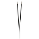 Penseta oblica Love. U Beauty, Negru mat, Parsa 617452