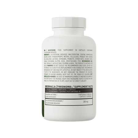 Glutation redus 200mg, 90 capsule, OstroVit 617508