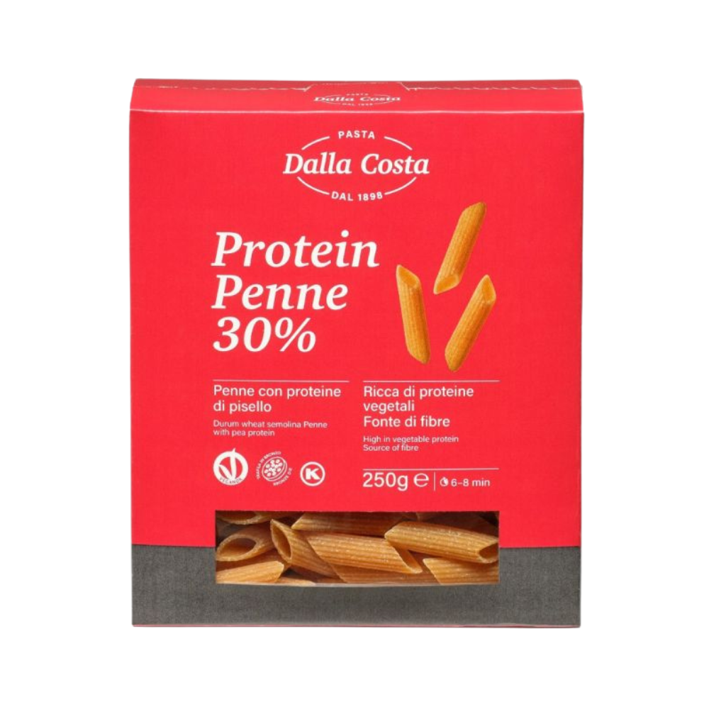 Paste penne cu gris din grau dur si cu proteine din mazare, 250 g, Dalla Costa