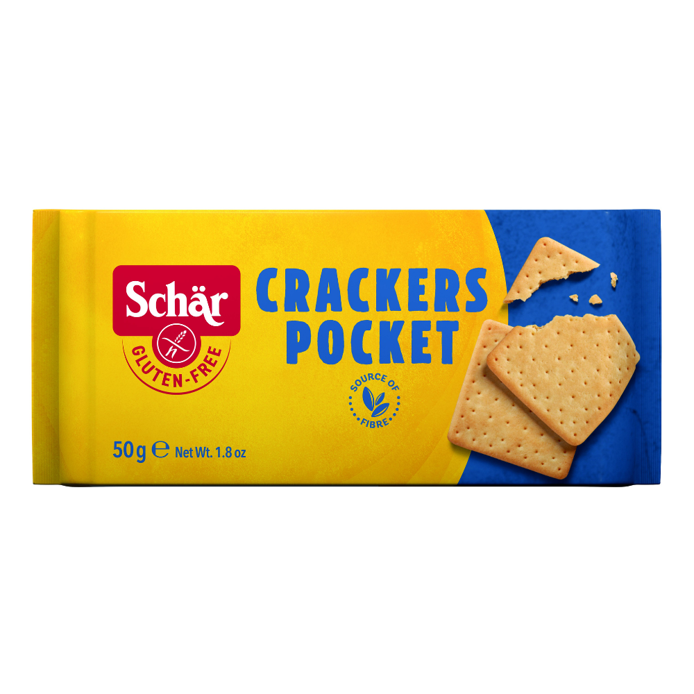 Biscuiti fara gluten Crakers Poket, 50 g, Dr. Schar : Bebe Tei