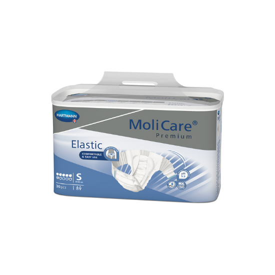 Scutece MoliCare Premium Elastic, masura S, 30 buc, Hartmann