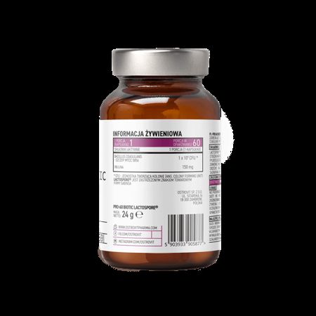 Probiotic Pro-60 Biotic Lactospore, 60 capsule, OstroVit 617825
